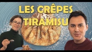 Hervé cuisine chez vous Des crêpes tiramisu [upl. by Noyart]