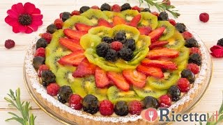 Crostata di frutta  Ricettait [upl. by Bourque883]