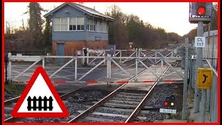 Railway Crossing  Clonsilla Station Dublin [upl. by Anaihsat222]