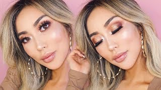 WARM NEUTRALS DATE NIGHT MAKEUP TUTORIAL  Arika Sato [upl. by Zetneuq902]