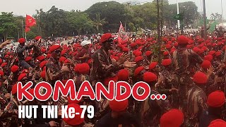 KOMANDO Yel Yel KOPASSUS Paling Garang  Dirgahayu TNI ke 79 [upl. by Einahpetse753]