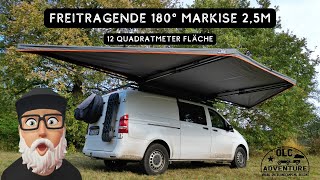 Freitragende 180° Markise mit 25m Länge  von OLC Adventure [upl. by Kwabena303]