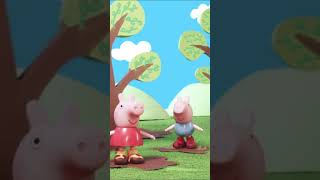 Peppa Pig Official Channel  Peppa Jumping In Muddy Puddles  Cartoons For Kids  Peppa Pig Shorts [upl. by Aveer]