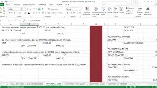 EJERCICIOS ASIENTOS CONTABLES AJUSTES [upl. by Nosac]