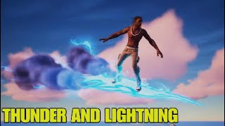 Fortnite New Glider Gameplay  Thunder and Lightning [upl. by Sile]