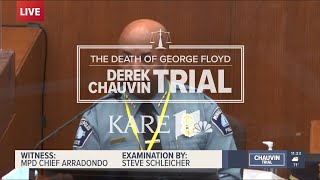 WATCH LIVE  Derek Chauvin trial Minneapolis Police Chief Medaria Arradondo takes the stand [upl. by Gerard]