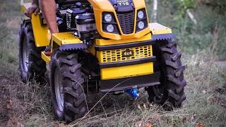 Minitractor 4x4 Campo T18 G2 progarden Unboxing asamblare și pornire [upl. by Dorweiler]