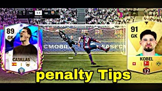 Save Penalties Like A Pro 😎💀  Tips and Tricks  FC mobile 24 [upl. by Teahan]