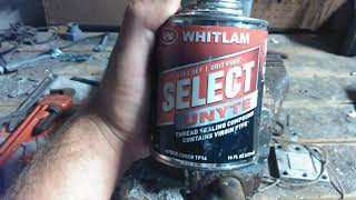 how to properly apply thread sealant pipe sealant [upl. by Yejus409]