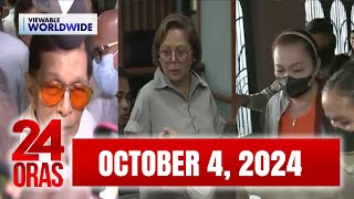 24 Oras Express October 04 2024 HD [upl. by Carn442]