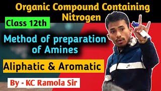 Method of Preparation Of Amine  Mendius Reaction  Part 3  By K C Ramola Sir [upl. by Shadow]