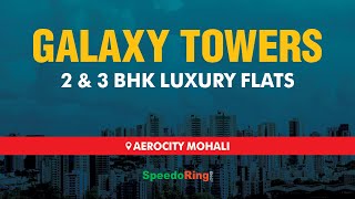 Elevate Your Lifestyle Luxury Residences in Aerocity Mohali  Galaxy Towers [upl. by Atnauqahs]