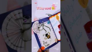 Birthday card🎂 ideas  easy crafts ideas card new birthday status shorts viralvideo bts art [upl. by Kayley693]