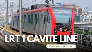 FINALLY LRT 1 CAVITE EXTENSION IS NOW OPEN Phase 1  FULL VIRTUAL TOUR 5 new stations [upl. by Hagar975]