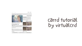 carrd tutorial — ©️ owner NONPRO [upl. by Hittel508]