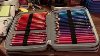 All My Coloring Supplies 1  Colored Pencils [upl. by Hazeghi]