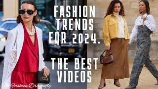 FASHION TRENDS FOR 2024 THE BEST VIDEOS [upl. by Leuqer61]