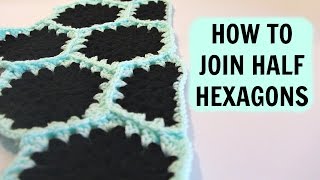 How to Join Half Hexagons [upl. by Ahsimit]