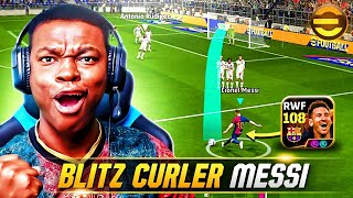 THIS IS WHY 108 BLITZ CURL MAGICAL MESSI IS THE BEST IN eFOOTBALL🔥 PLAYER REVIEW 🔥 [upl. by Aseela563]