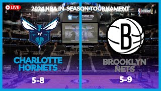 2024 NBA InSeason Tournament Charlotte Hornets 58  Brooklyn Nets 59 [upl. by Esihcoc]