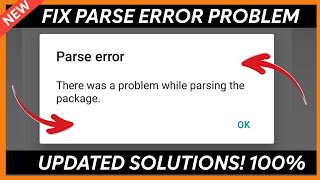 How to Fix Parse Error There was a Problem Parsing the Package 2023 [upl. by Naoj]