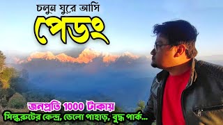 Pedong Village Kalimpong Tour Guide  Deolo Hill  Delo Park Tour  Buddha Park  Old Silk Route [upl. by Suedama155]