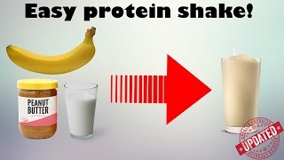 Make a protein shake without protein powder Simple Mass gainer Updated [upl. by Dira]