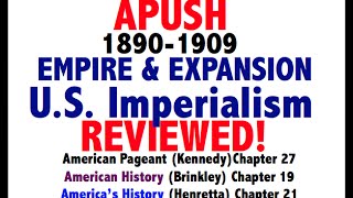 American Pageant Chapter 27 APUSH Review APUSH Period 7 American Expansion [upl. by Solegna]