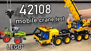 LEGO 42108 Test  LEGO Mobile Crane Review  LEGO Technic 42108 LEGO  New LEGO Technic 2020 [upl. by Neely721]