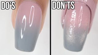 DOs amp DONTs Ombré Nails  how to do ombré nails with regular polish [upl. by Htehpaj]