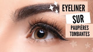 🤩 Eyeliner pour paupières tombantes 🤩 [upl. by Oine]