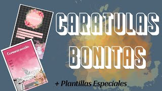 Caratulas Bonitas En Word  Plantillas Descargables [upl. by Puna]