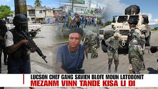 Chef Gang Savyen an ap blofe moun Latibonit Lukson Elan dili bay Pasaj li mande pou Lekol ouvri [upl. by Aisat]