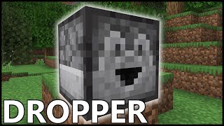 What Does The DROPPER Do In MINECRAFT [upl. by Hanavas176]