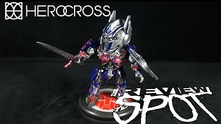 Collectible Spot  Herocross Special Edition Transformers Hybrid Metal Figuration 021 Optimus Prime [upl. by Noxid11]