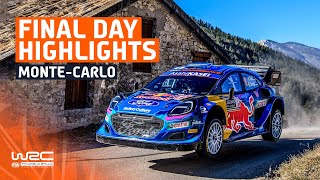 Final Day Highlights  WRC Rallye MonteCarlo 2023 [upl. by Ovatsug]