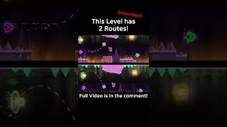 This Level has 2 Routes in 1 Level geometrydash gdshowcase gmd gaming gddemon [upl. by Sikras]