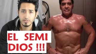 Maradona Monologo Cachetea a reportero [upl. by Golliner]