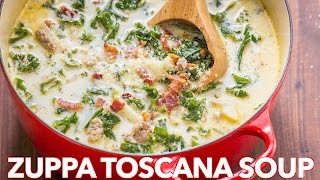 Dinner Zuppa Toscana Soup Olive Garden Copycat Recipe  Natashas Kitchen [upl. by Ingles720]