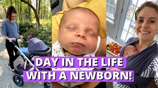 DAY IN THE LIFE WITH NEWBORN BABY  24 hours with 3 week old as first time mom [upl. by Gradeigh49]