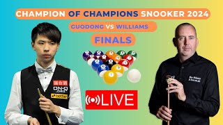 Xiao Guodong vs Mark Williams LIVE Score UPDATE 2024 Champion of Champions Snooker Finals [upl. by Aylsworth]