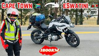 I rode my new bike from Cape Town to ESwatini for the Swazi Rally  BMW F750 GS [upl. by Bendix698]