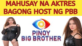 CONGRATS MAHUSAY NA AKTRES BAGONG HOST NG PINOY BIG BROTHER [upl. by Aerdnac982]