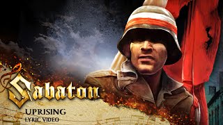 SABATON  Uprising Official Lyric Video [upl. by Etterrag442]