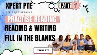 PTE Core ReadingFill in the Blank 7 Must Practice [upl. by Daniele667]