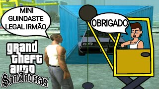 Rastreio de carro rápido e CONTROLANDO UM GUINDASTE  GTA San Andreas 62 [upl. by Assenev]