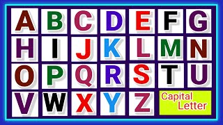 Capital letters A to Z  Capital letter English  Name in capital letters  capital letter [upl. by Lia487]