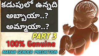 కడుపులో బిడ్డ ఆడనామగనా తెలుసుకోవచ్చా  PART 3  baby gender prediction  Placenta Position [upl. by Conover992]