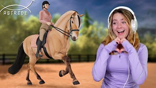 PLAYING ASTRIDE New Horse Game Early Access  Pinehaven [upl. by Aihsyn]