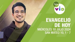 El evangelio de hoy Miércoles 10 Julio de 2024 📖 LectioDivina TeleVID [upl. by Buddie86]